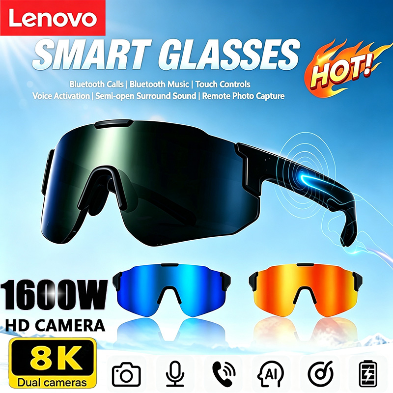 Smart Glasses Lens - Lenovo New Smart Cycling Glasses Men