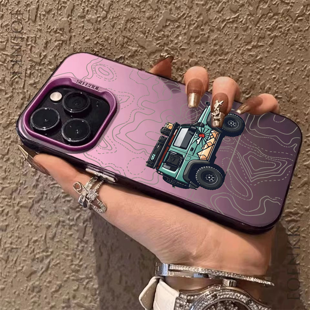 Simple Car Pattern Phone Case  - đánh giá và giá Apple Iphone 15