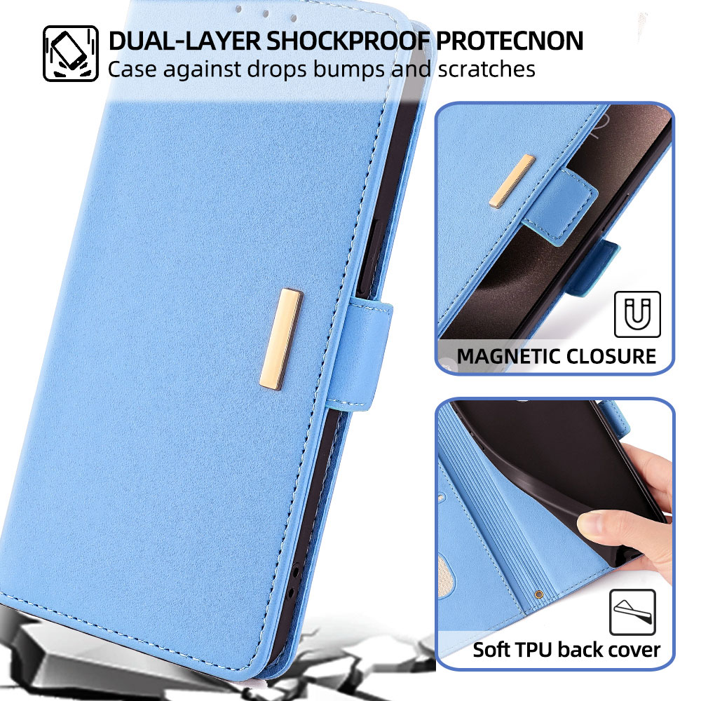 PU Leather Magnet Buckle Flip  - đánh giá và giá Vivo X200